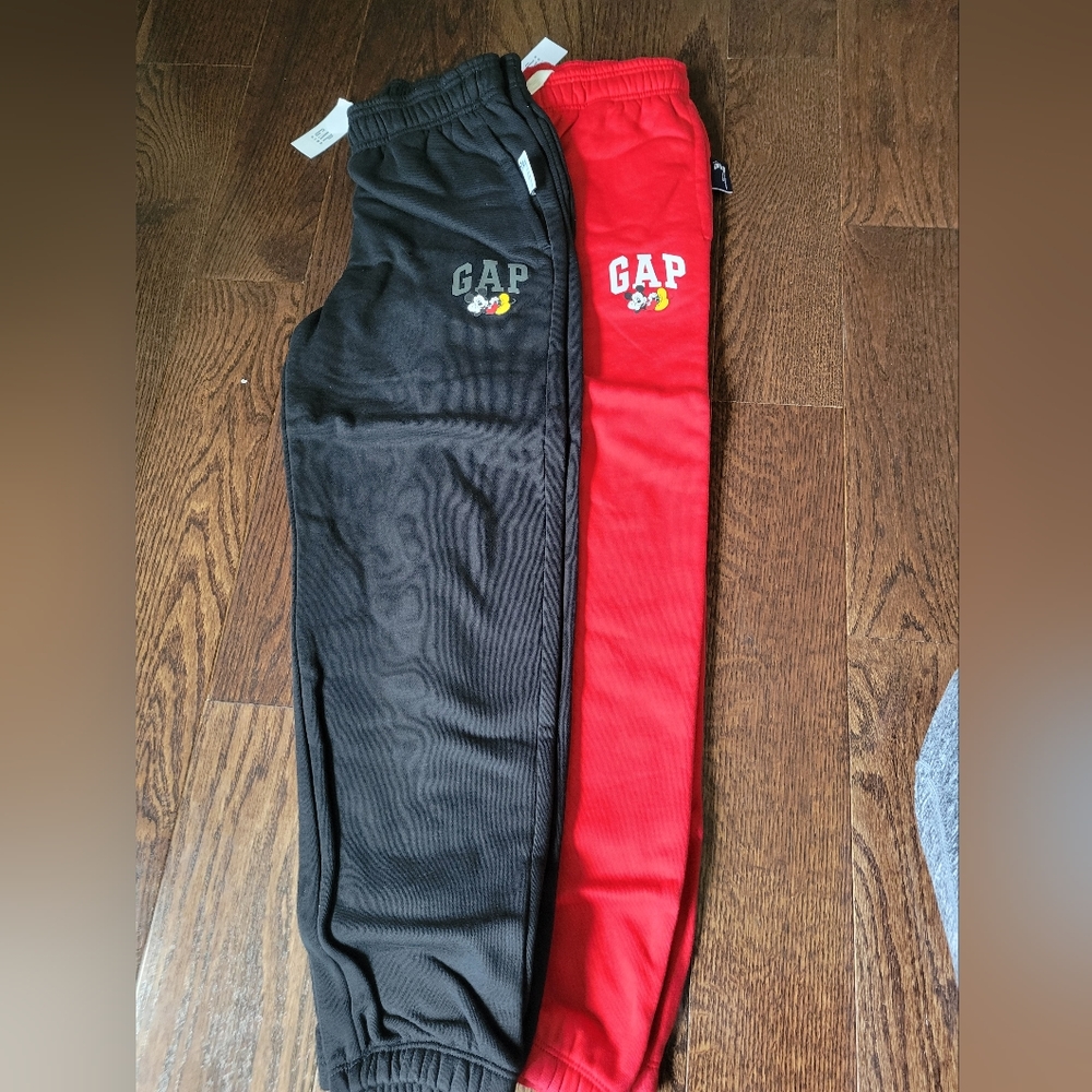 NWT TWO Pair Gap Sweatpants Mickey Mouse Disney